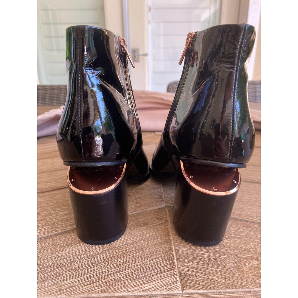 Alexander Wang Patent Leather Gabi Booties Black - Picture 13 of 13